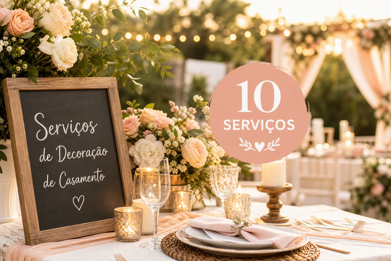10 Serviços de Decoração de Casamento