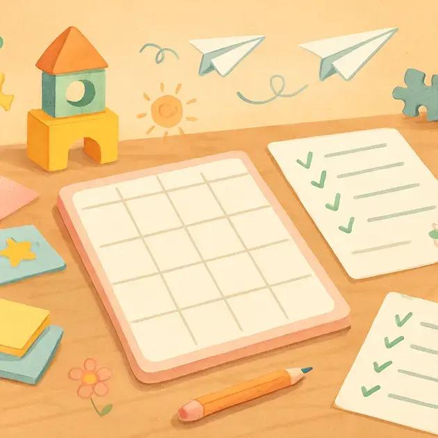 Brincadeiras e roteiro para organizar sem estresse