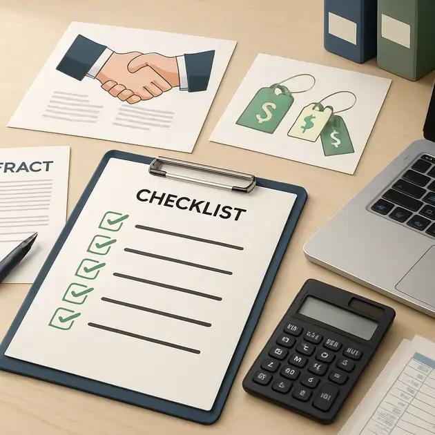 Checklist prático para negociar fornecedores e evitar gastos extras