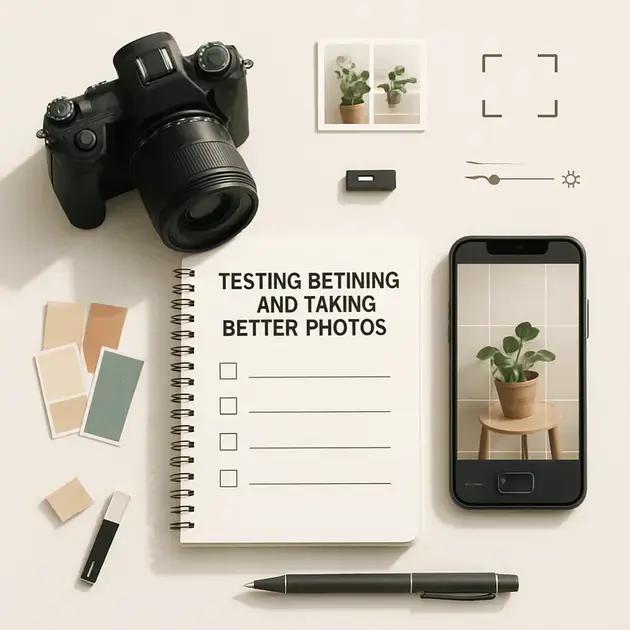 Checklist prático para testar, retocar e fotografar melhor
