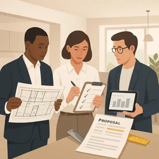 Como avaliar o espaço na visita e comparar propostas? Como avaliar o espaço na visita e comparar propostas?