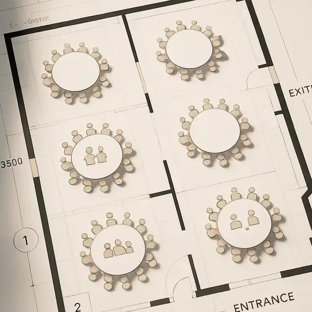 Como calcular capacidade, circulação e layout dos convidados? Como calcular capacidade, circulação e layout dos convidados?
