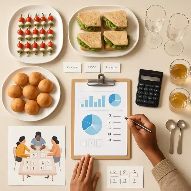 Como calcular comida, bebidas e equipe por convidado