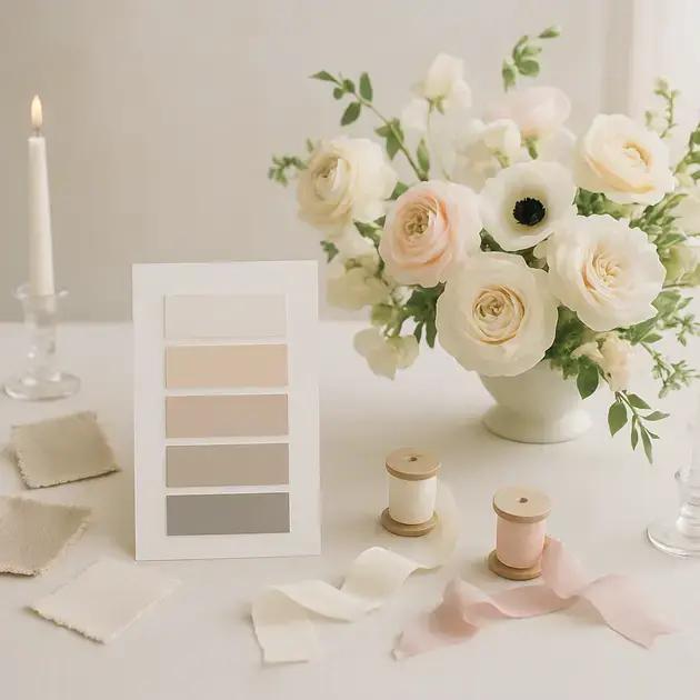 Como escolher estilo, paleta de cores e flores da cerimônia
