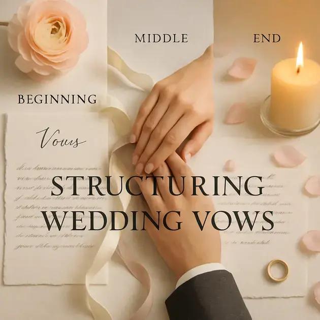 Como estruturar promessas de casamento com começo, meio e fim