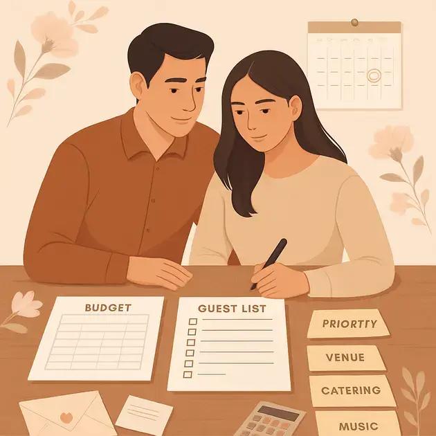 Como montar orçamento, lista de convidados e prioridades do casal
