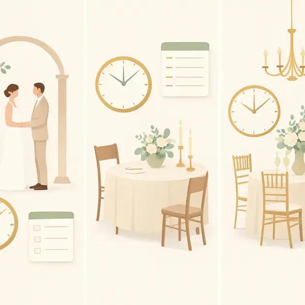 Como o tipo de festa muda o cronograma: civil, mini wedding ou grande evento Como o tipo de festa muda o cronograma: civil, mini wedding ou grande evento