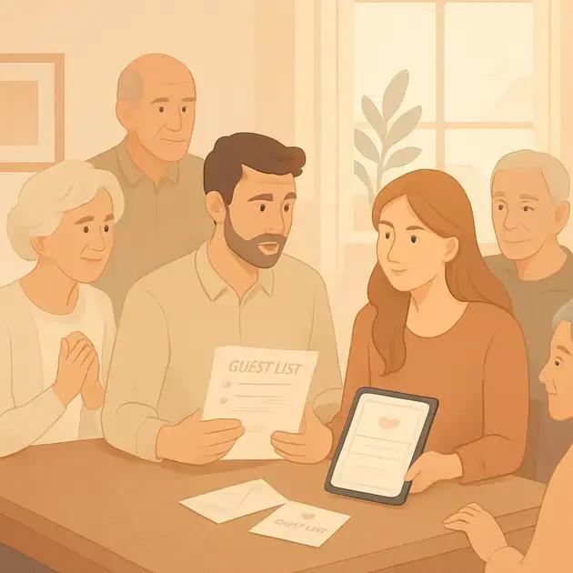 Como reduzir a lista de convidados sem causar brigas na família