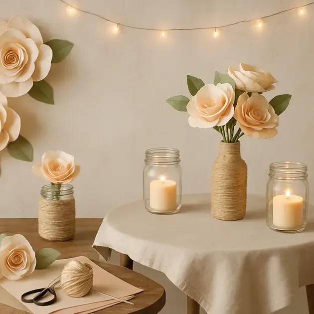 Decoração de casamento simples e barata: Faça Você Mesmo (DIY)