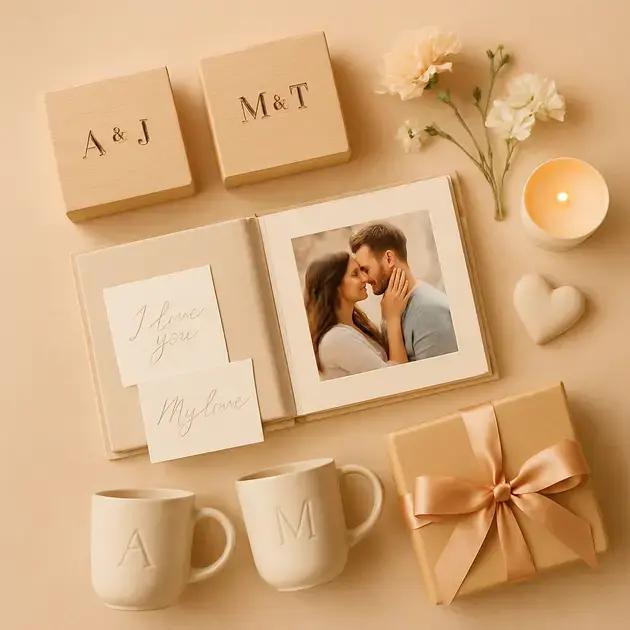Ideias de presentes românticos e personalizados para casais