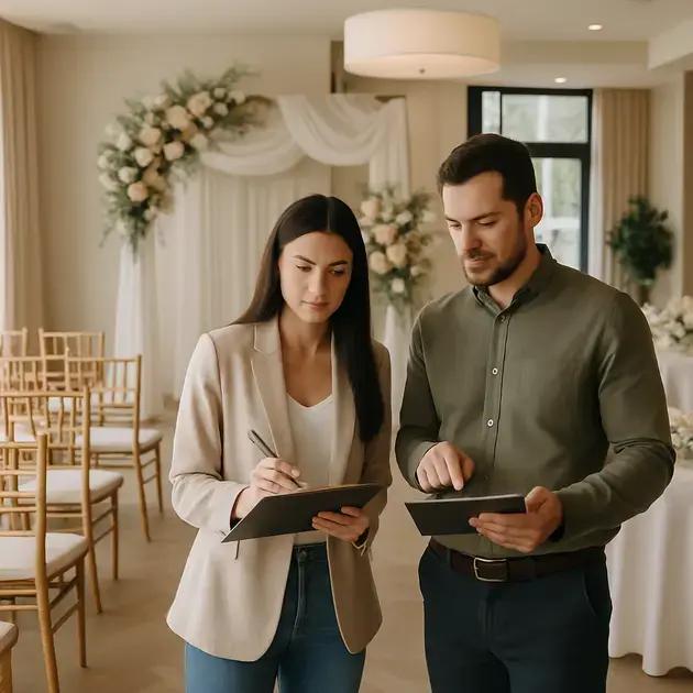 O que perguntar antes de fechar um local de casamento?
