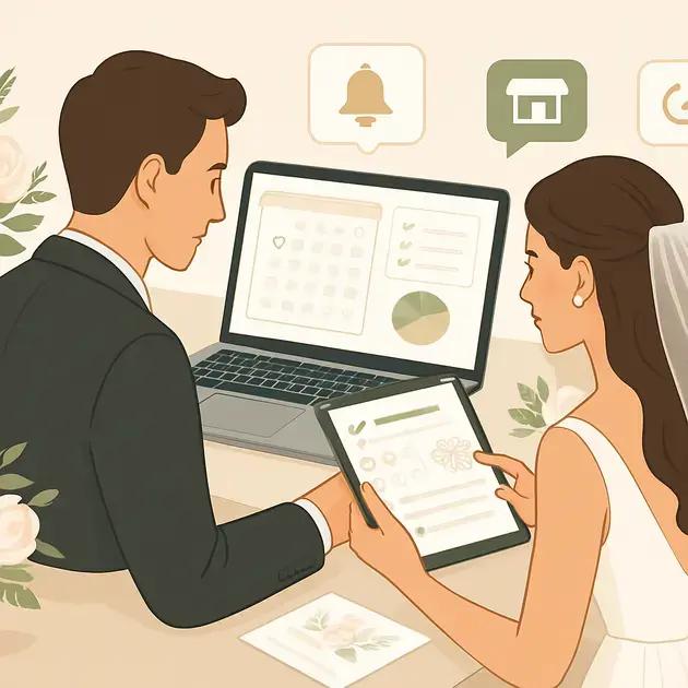 Quais aplicativos ajudam a organizar evento casamento?