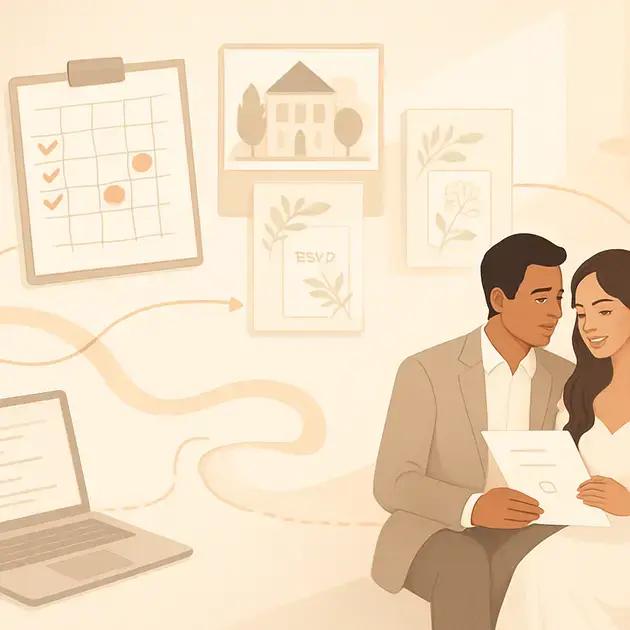Quanto tempo antes devo começar a organizar o casamento?